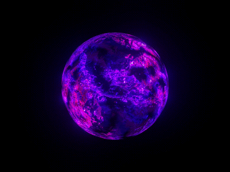 Rotate left or right? 3d ball blender blue magic render