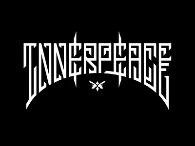 "INNER PEACE" - Typography brand brand and identity branding creative design identity logo streetwear typography ui vector