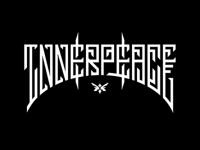 "INNER PEACE" - Typography brand brand and identity branding creative design identity logo streetwear typography ui vector