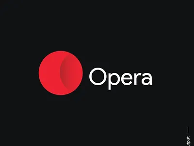 Opera logo redesign concept adobe animation branding browser design illustration illustrator opera product typography vector