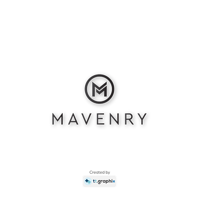 Mavenry Monogram Concept branding graphic design lettermark logo logo design logomark logotype minimal