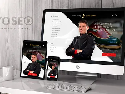 Showcase Stefan Burdea Handmade shoes graphic design showcase webdesign