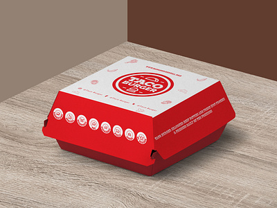 Taco Burger Wrapper Design branding design drink menu food food and drink food app foodpackaging identity illustration menu design pack package package design packaging packaging design packet product design restaurant restaurant branding restaurants