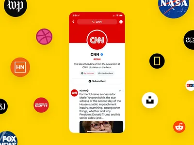 Bonfire Channels ⚡️ app camp channel cnn community feed group ios ios 13 iphone news posts profile social subscribe themed