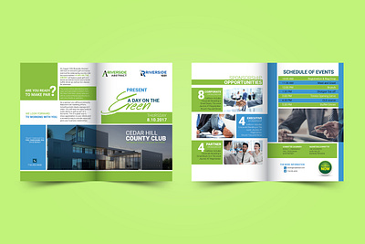 Present Green Brochure advertisement advertising animation booklet design branding brochure design catalog design flyer design food menu illustration magazine design mobile print print design product design promotional design