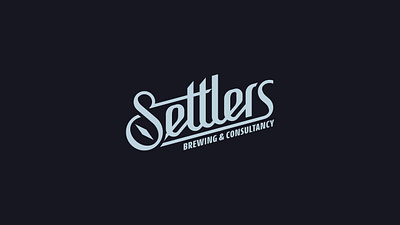 Settlers brand branding design identity lettering logo monogram symbol type typography