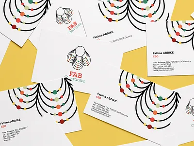 FAB Creations logo art battik brand brand identity branding branding design bussines card carte de visite colors corporate identity design idea identity logo logodesign simple vector