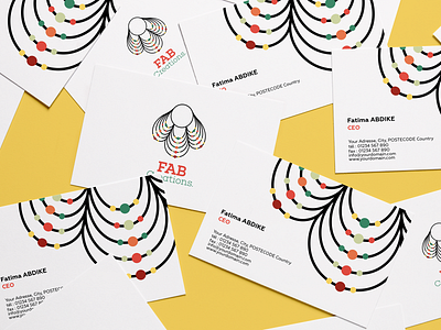 FAB Creations logo art battik brand brand identity branding branding design bussines card carte de visite colors corporate identity design idea identity logo logodesign simple vector