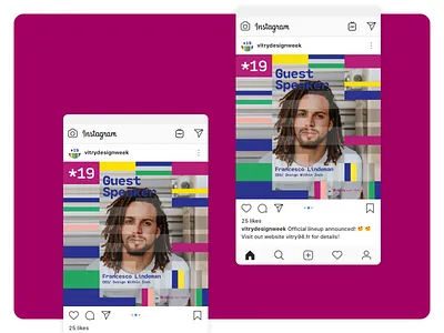 Digital Key Visual - VDW*19 art direction artist branding design digital festival identity design instagram key visual