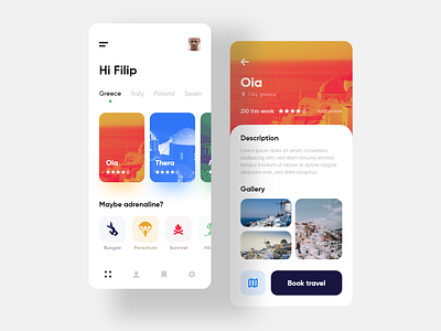 Traveling app adobexd app design training travel app ui ui ux design uipractice ux ux design web deisgn