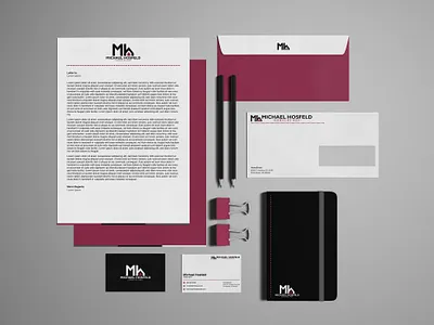 MH Stationery branding business card business card design construction identity identitydesign stationery