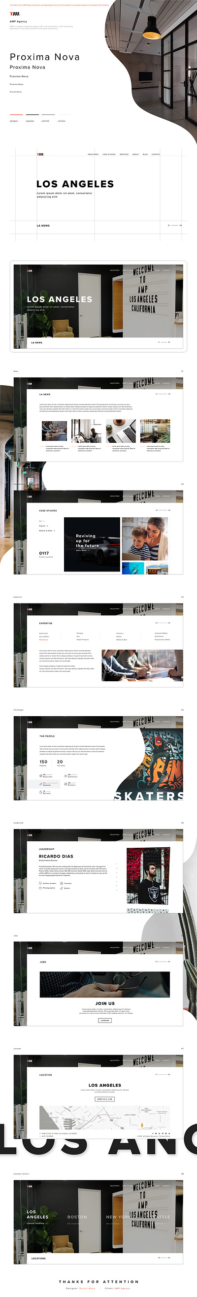 AMP Agency. Concept