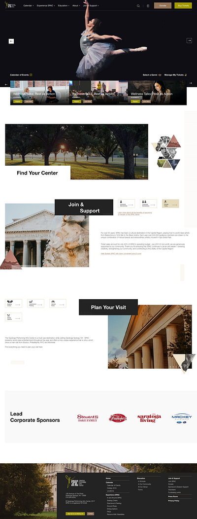 SPAC adobe art direction branding clean design minimal ui ux web website