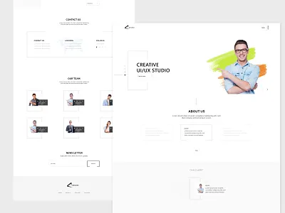 Design Studio clean website design design design studio minimal ui ui. ux web web design webdesign website website design