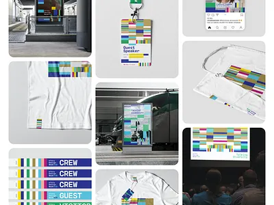 Branding Application - VDW*19 artist branding digital art exhibition festival identity design key visual logo