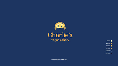 Charlie's | Vegan Bakery animation bakery branding cool design logo logo design typography ui vector vegan