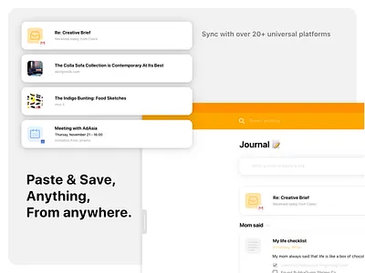 Superb Integration - JOURS app design branding experience design icon interaction design mac app mail app notebook todo app todolist ui ux