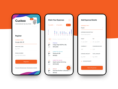 Cuckoo- App redesign POC for HR Company in Mumbai android app appdesign design forms hybreed lists redesign concept ui wearehybreed