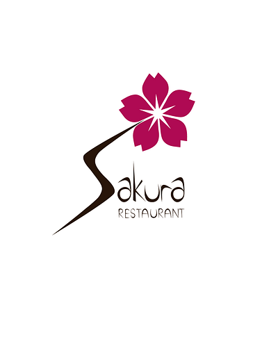 Logo Design - Sakura Restaurant art design design art graphic graphic design graphicdesign illustration logo logo collection logodesign portfolio design restaurant