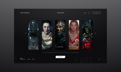 death stranding 2019 admin death stranding design dribbble invite figma follow game ui ux vector