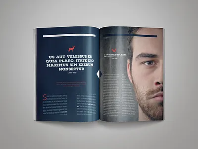 Rustic Magazine Template adobe indesign indesign indesign template magazine design magazine template