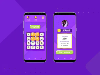 Wordingo! application design colors design game game design games gaming gaming app mobile app mobile ui ui ux