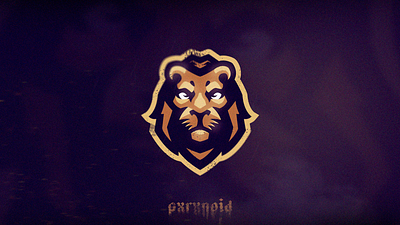 Lion Mascot Logo angry branding e sports illustration king lion logo mascot mascot logo purple vector
