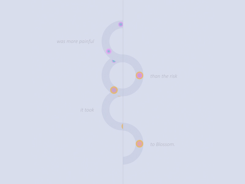 Visual Poem - Anais Nin 2d after effects animation data dataviz design gif illustration infographic infoviz logo loop poem satisfying ui