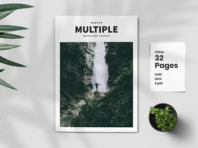 Modern Multiple Magazine Template clean creative elegant layout lifestyle magazine magazine ad magazine design magazine layout magazine template minimal minimalist modern modern magazine multiple magazine multipurpose professional promotional magazine templates travel magazine
