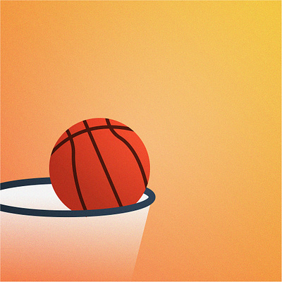 Basketball Illustration 2d character adobe illustrator adobe photoshop art cartoon colorful design digital painting drawing flat design illustration website illustration