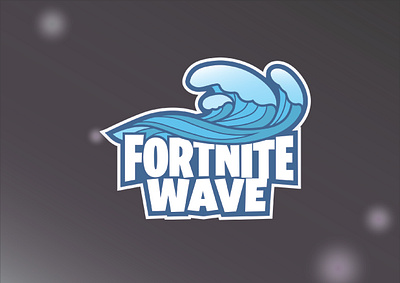 Fornite Wave branding design esport logo icon illustration illustrator logo mascot design minimalist vector