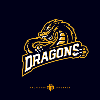 "Dragons" Sports Logo For Sale