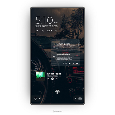 Lockscreen app design branding creative design lockscreen ui uiux