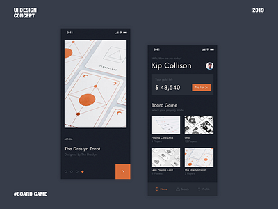 Board Game App Concept board game board ui board ui daily 100 challenge daily ui dribbble interaction design minimal app minimal ui ui uidesign web web design