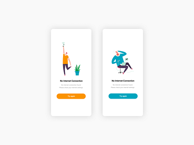 No Internet Connection app application daily ui dailyui dailyuichallenge design design app minimal mobile mobile app mobile design mobile ui no connection no internet ui user experience user experience design user interface user interface design ux