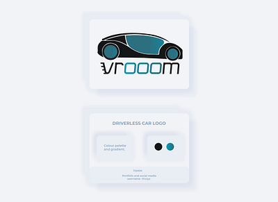 Driverless Car Logo 2019 2019 trend branding branding design car car logo design financial flat flat design graphic illustration illustrator logo logo design minimal simple tranding