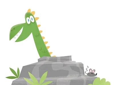 Dinosaur - Coding for Kids adobeillustrator cartoon character characterdesign children comic illustration illustrator retro vector