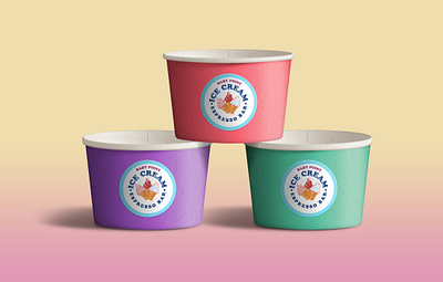 icecream cups branding design ice cream cone ice cream logo icecream icon identity logo logomark logos logotype minimal