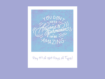 Day 57 of 365 Days of Type! 365 365daysoftype adobe creative suite adobecreativesuite design handlettered handlettering inspirational inspirational quote ipad ipad pro letterform motivational motivational quotes procreate type typedesign typedesigner typography vector