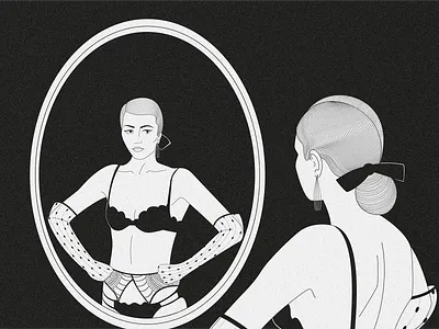 The chauffeur body chic duranduran fashion feminine illustration lingerie vintage