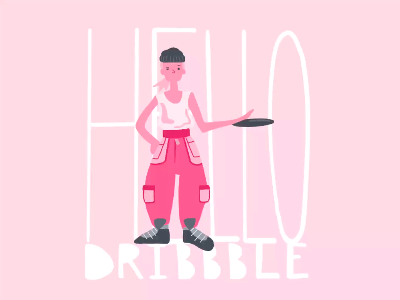 Hello Dribbble! animatedgif animation basketball bouncing ball character animation character design characterdesign debut debut shot debutshot expression first post firstshot gif hello hello dribbble hello dribble hellodribbble illustration loop