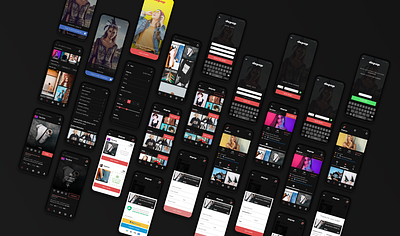 Depop UI restyling app black dark dark mode dark theme dark ui depop fashion app mobile ui ui ui ux user experience user interface user interface design userinterface