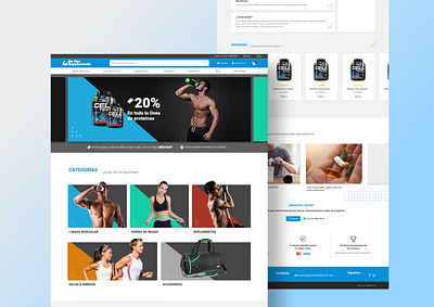 Go Pro Supplements commerce ecommerce fitness mexico online planetoide platform shop supplements ui web webdesign website