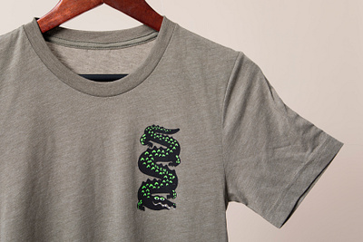 There's a Florida joke here somewhere. alligator design illustration mailchimp merchandise photography swag tee