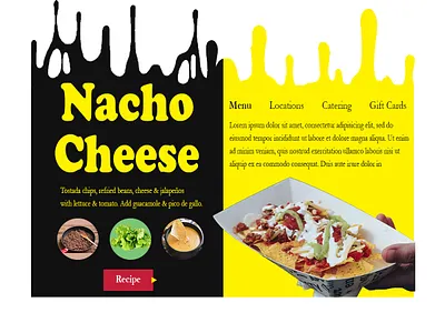 Nachos design graphicdesign ux uxdesign web web design webdesign