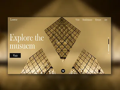 Louvre design graphicdesign ux uxdesign web web design webdesign webdesigns