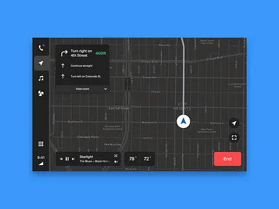 Day 34 - Car Interface car dailyui interface ui