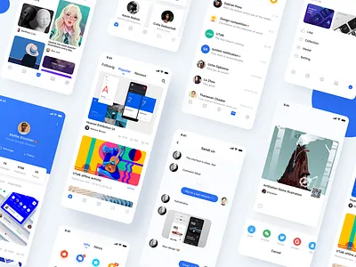 UICN APP app community icon list logo profile ui ux