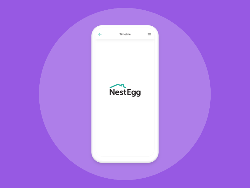 NestEgg mobile motion interaction animation mweb product design productdesign proptech ui