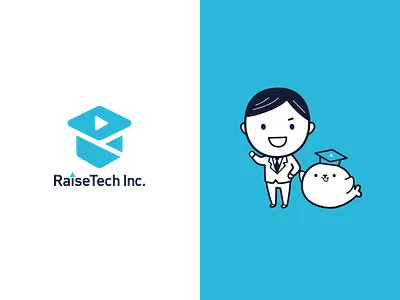 RaiseTech.Inc symbo l& character caracter illustration logo